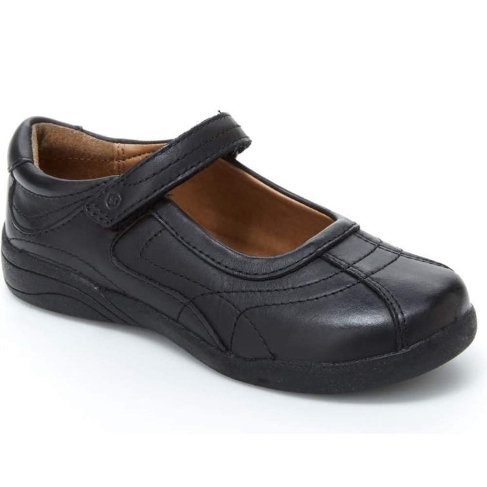 NEW Stride Rite “Claire” Mary Jane leather girls uniform shoe 2W